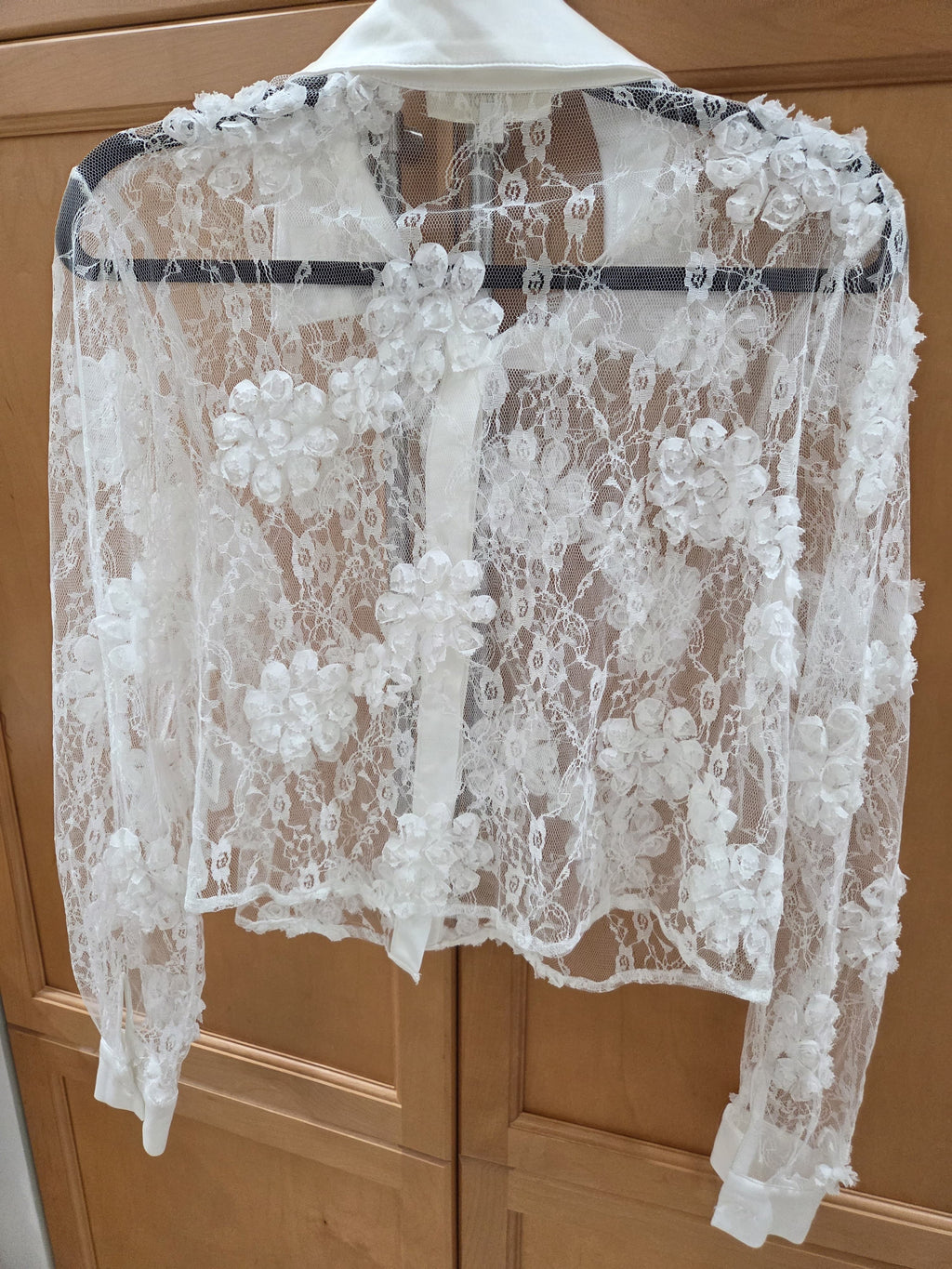White Elegant Lace Blouse
