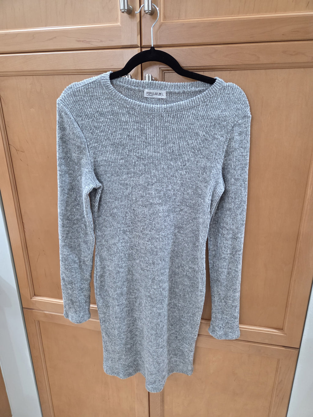 Comfy Elegant Grey Dress