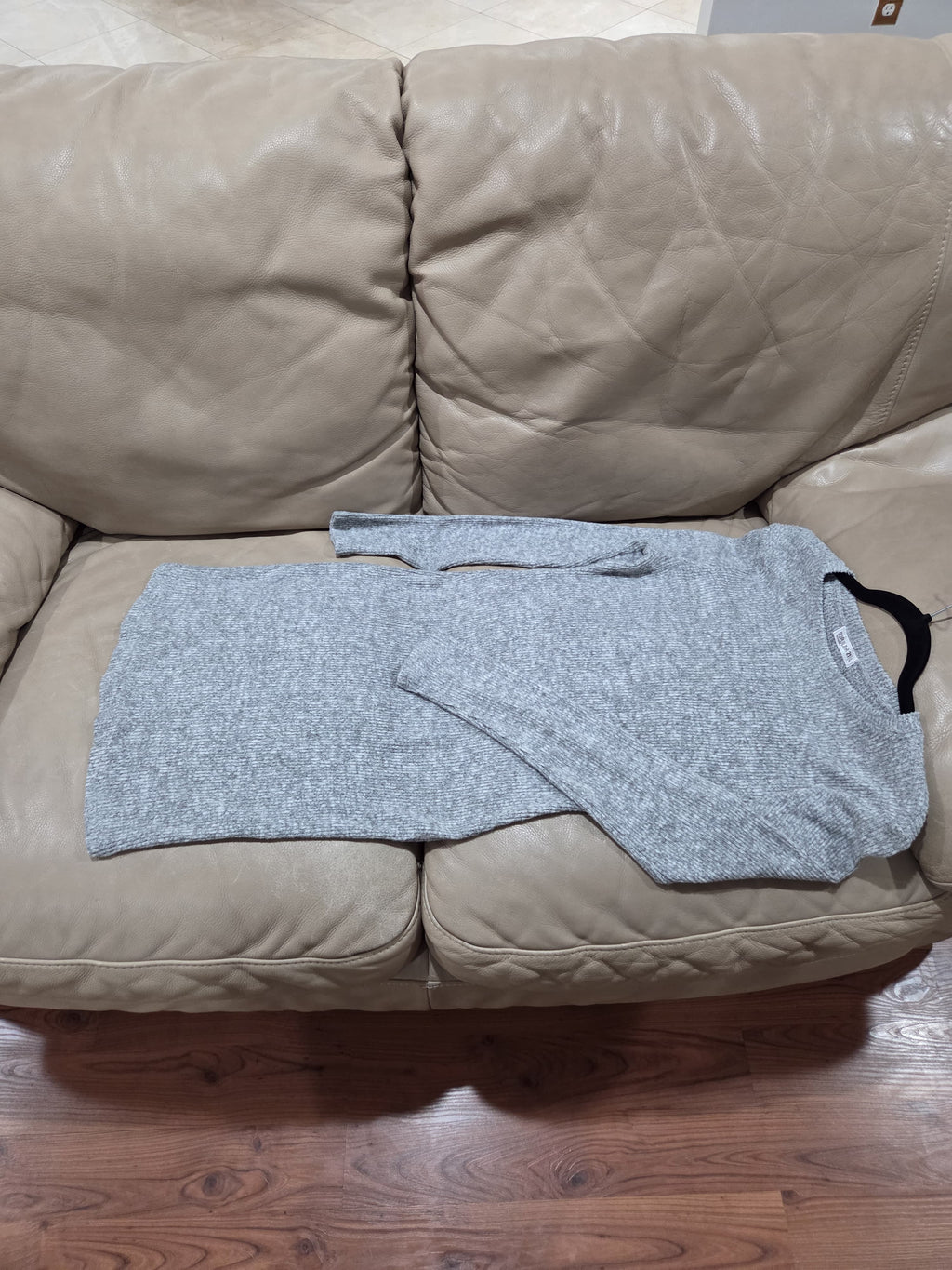 Comfy Elegant Grey Dress