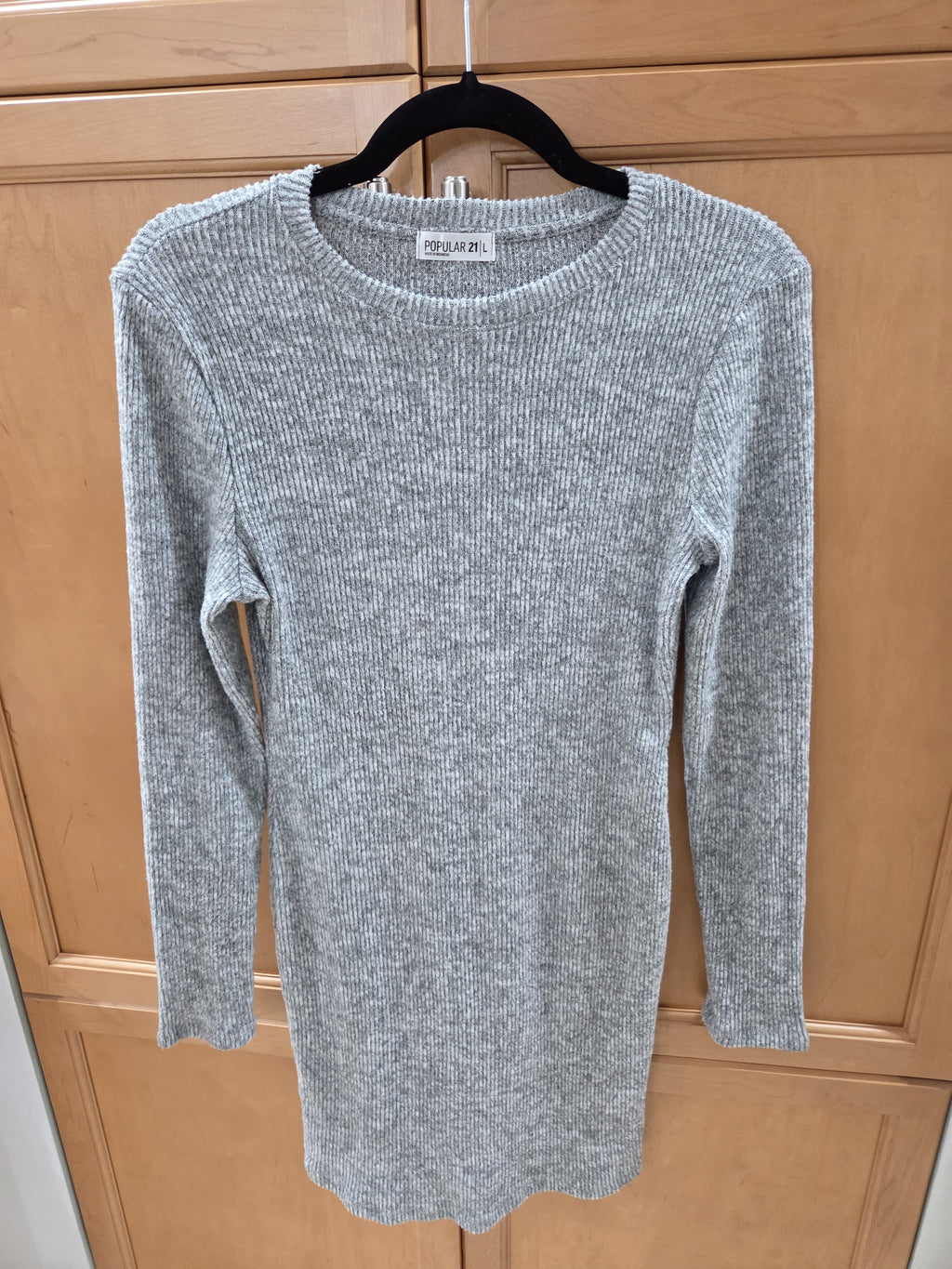 Comfy Elegant Grey Dress